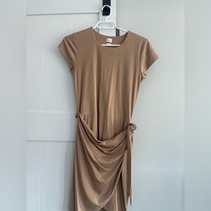 Wilfred Tan Mini Dress